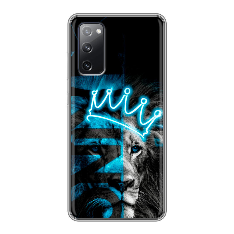 Силиконовый чехол на Samsung Galaxy S20 FE с принтом Король лев Силиконовый чехол на Samsung Galaxy S20 FE с принтом Король лев