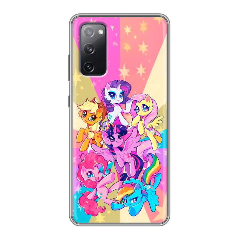 Силиконовый чехол на Samsung Galaxy S20 FE с принтом My little pony Дружба чудо Силиконовый чехол на Samsung Galaxy S20 FE с принтом My little pony Дружба чудо