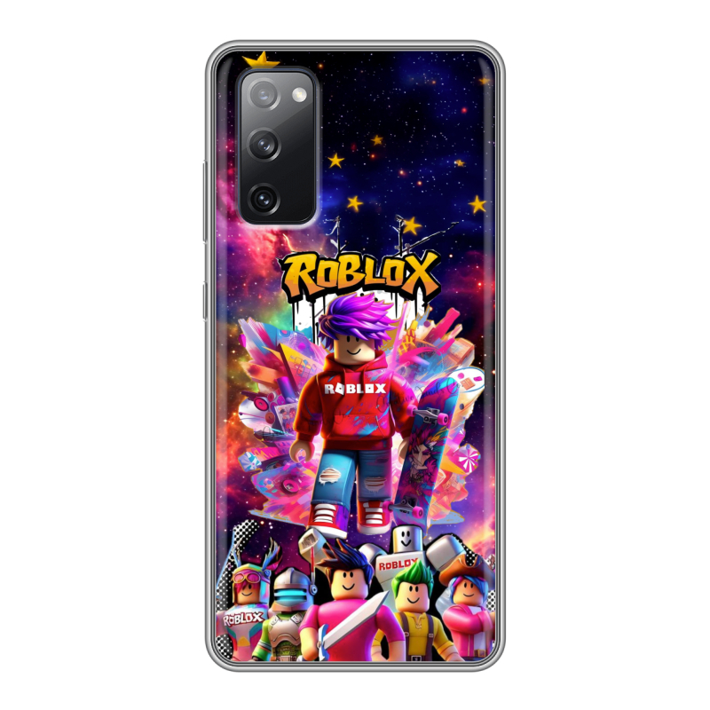 Силиконовый чехол на Samsung Galaxy S20 FE с принтом Roblox Роблокс Силиконовый чехол на Samsung Galaxy S20 FE с принтом Roblox Роблокс