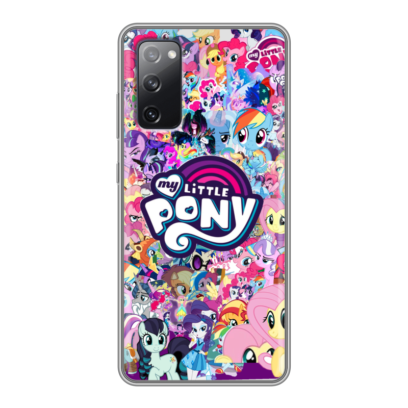 Силиконовый чехол на Samsung Galaxy S20 FE с принтом My little pony Дружба чудо Силиконовый чехол на Samsung Galaxy S20 FE с принтом My little pony Дружба чудо