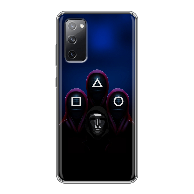 Силиконовый чехол на Samsung Galaxy S20 FE с принтом Игра Кальмара Силиконовый чехол на Samsung Galaxy S20 FE с принтом Игра Кальмара