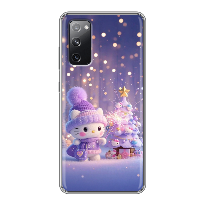 Силиконовый чехол на Samsung Galaxy S20 FE с принтом Новый год Силиконовый чехол на Samsung Galaxy S20 FE с принтом Новый год