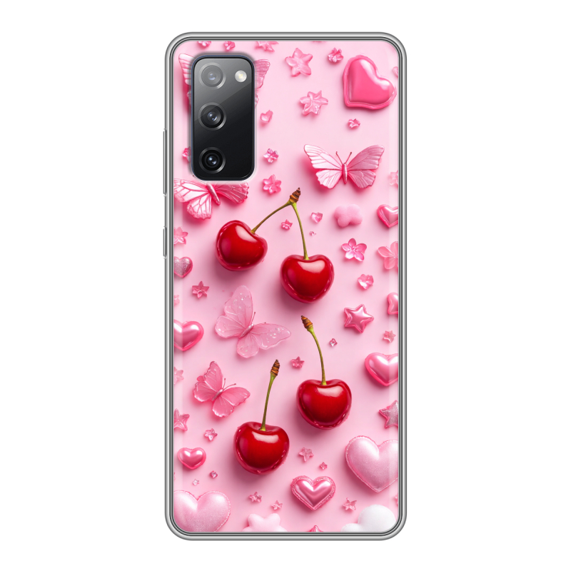 Силиконовый чехол на Samsung Galaxy S20 FE с принтом для девочек Силиконовый чехол на Samsung Galaxy S20 FE с принтом для девочек