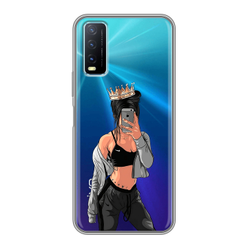 Силиконовый чехол на Vivo Y20 с принтом Женские принты Силиконовый чехол на Vivo Y20 с принтом Женские принты