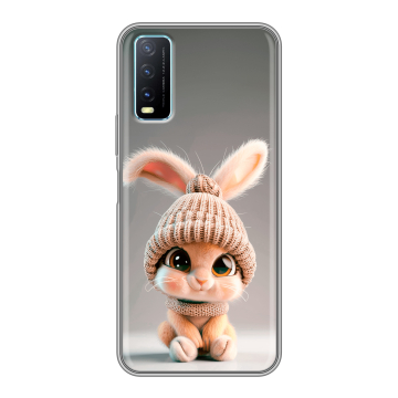 Силиконовый чехол на Vivo Y20 с принтом Кролик