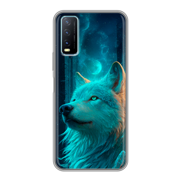 Силиконовый чехол на Vivo Y20 с принтом бабочки саккура Силиконовый чехол на Vivo Y20 с принтом бабочки саккура