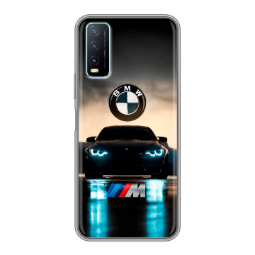 Силиконовый чехол на Vivo Y20 с принтом БМВ BMW