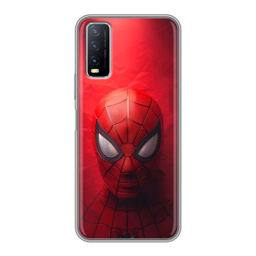 Силиконовый чехол на Vivo Y20 с принтом Spiderman Человек паук Силиконовый чехол на Vivo Y20 с принтом Spiderman Человек паук