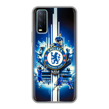Силиконовый чехол на Vivo Y20 с принтом Chelsea Челси Силиконовый чехол на Vivo Y20 с принтом Chelsea Челси