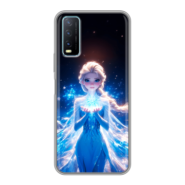 Силиконовый чехол на Vivo Y20 с принтом Холодное сердце Frozen Силиконовый чехол на Vivo Y20 с принтом Холодное сердце Frozen