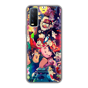 Силиконовый чехол на Vivo Y20 с принтом Gravity Falls Гравити Фолз Силиконовый чехол на Vivo Y20 с принтом Gravity Falls Гравити Фолз