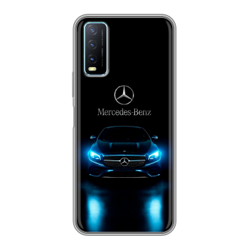 Силиконовый чехол на Vivo Y20 с принтом Mercedes Мерседес Силиконовый чехол на Vivo Y20 с принтом Mercedes Мерседес