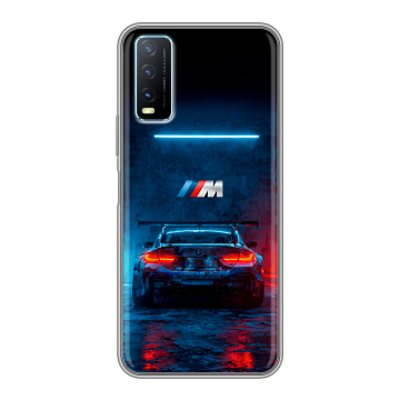 Силиконовый чехол на Vivo Y20 с принтом BMW БМВ Силиконовый чехол на Vivo Y20 с принтом BMW БМВ
