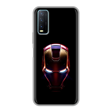 Силиконовый чехол на Vivo Y20 с принтом IronMan Железный человек Силиконовый чехол на Vivo Y20 с принтом IronMan Железный человек