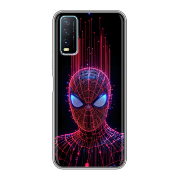 Силиконовый чехол на Vivo Y20 с принтом Spiderman Человек паук Силиконовый чехол на Vivo Y20 с принтом Spiderman Человек паук
