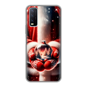 Силиконовый чехол на Vivo Y20 с принтом Новый год Силиконовый чехол на Vivo Y20 с принтом Новый год