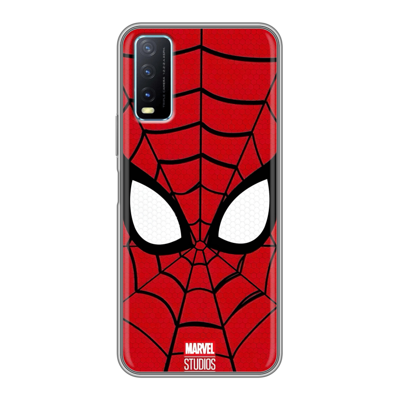 Силиконовый чехол на Vivo Y20 с принтом человек паук spiderman Силиконовый чехол на Vivo Y20 с принтом человек паук spiderman