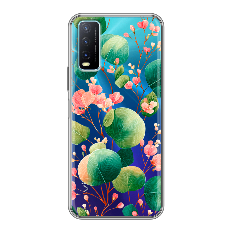 Силиконовый чехол на Vivo Y20 с принтом женский Силиконовый чехол на Vivo Y20 с принтом женский