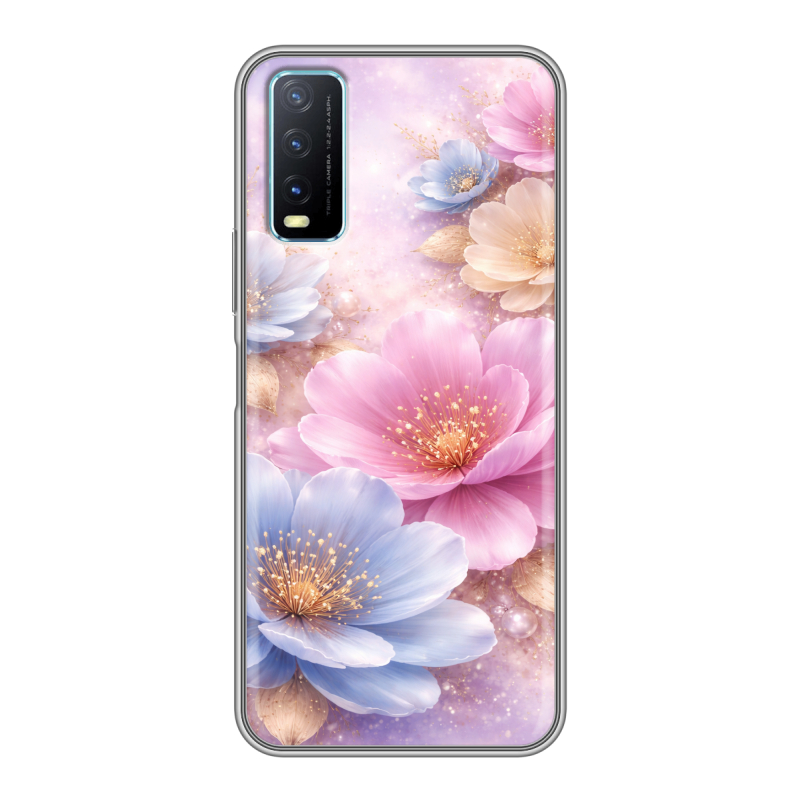 Силиконовый чехол на Vivo Y20 с принтом женский Силиконовый чехол на Vivo Y20 с принтом женский