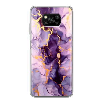 Пластиковый чехол на Xiaomi Poco X3 с принтом Мрамор Пластиковый чехол на Xiaomi Poco X3 с принтом Мрамор
