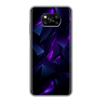 Пластиковый чехол на Xiaomi Poco X3 с принтом Абстракиция