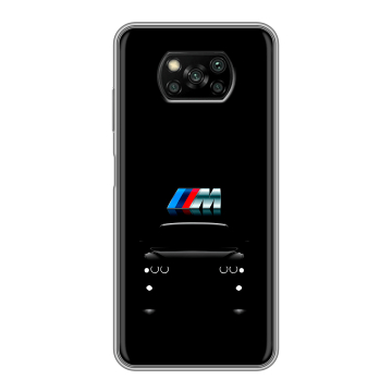 Пластиковый чехол на Xiaomi Poco X3 с принтом БМВ BMW