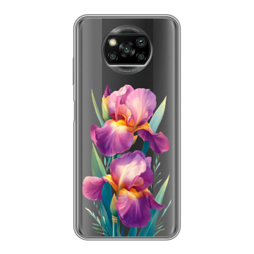 Пластиковый чехол на Xiaomi Poco X3 с принтом Цветы орхидеи Пластиковый чехол на Xiaomi Poco X3 с принтом Цветы орхидеи