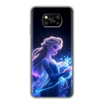 Пластиковый чехол на Xiaomi Poco X3 с принтом Холодное сердце Frozen Пластиковый чехол на Xiaomi Poco X3 с принтом Холодное сердце Frozen