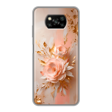 Пластиковый чехол на Xiaomi Poco X3 с принтом женский