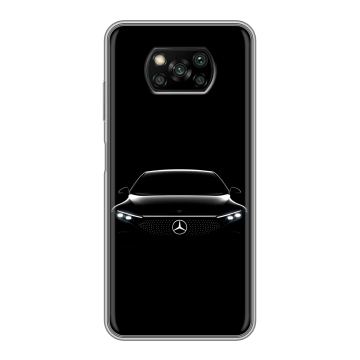 Пластиковый чехол на Xiaomi Poco X3 с принтом Mercedes Мерседес Пластиковый чехол на Xiaomi Poco X3 с принтом Mercedes Мерседес