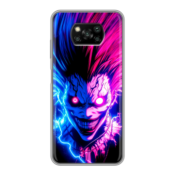 Пластиковый чехол на Xiaomi Poco X3 с принтом Death note Тетрадь смерти