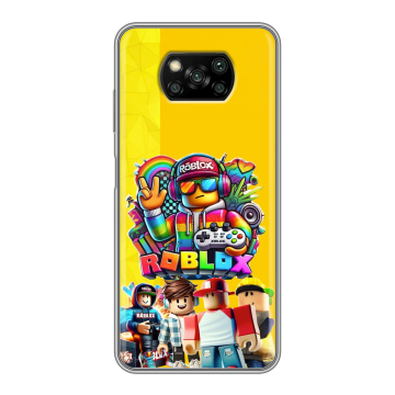 Пластиковый чехол на Xiaomi Poco X3 с принтом Roblox Роблокс Пластиковый чехол на Xiaomi Poco X3 с принтом Roblox Роблокс