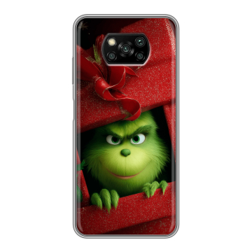 Пластиковый чехол на Xiaomi Poco X3 с принтом Новый год Пластиковый чехол на Xiaomi Poco X3 с принтом Новый год