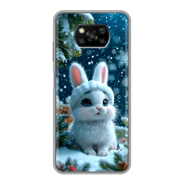 Пластиковый чехол на Xiaomi Poco X3 с принтом Новый год Пластиковый чехол на Xiaomi Poco X3 с принтом Новый год