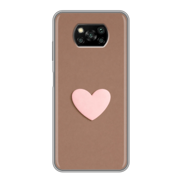 Пластиковый чехол на Xiaomi Poco X3 с принтом женский