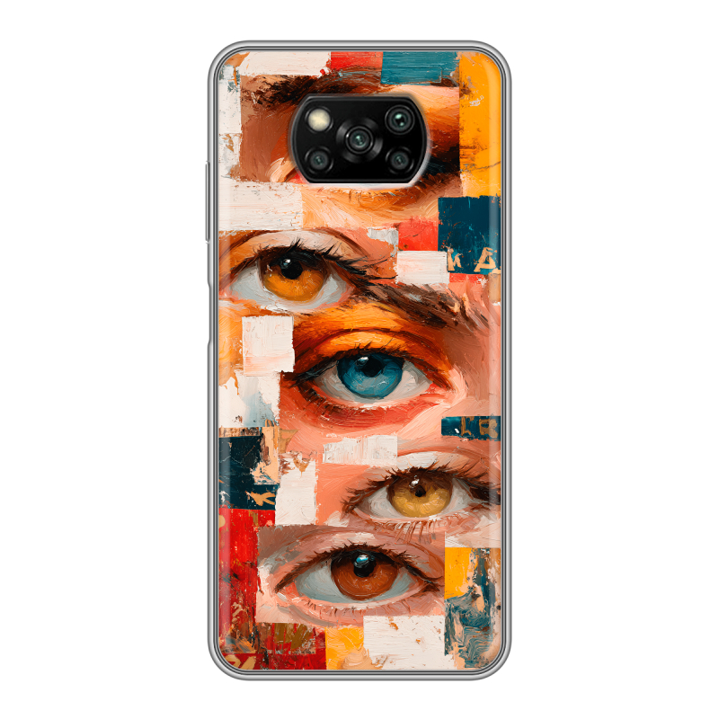 Пластиковый чехол на Xiaomi Poco X3 с принтом Модный принт Пластиковый чехол на Xiaomi Poco X3 с принтом Модный принт