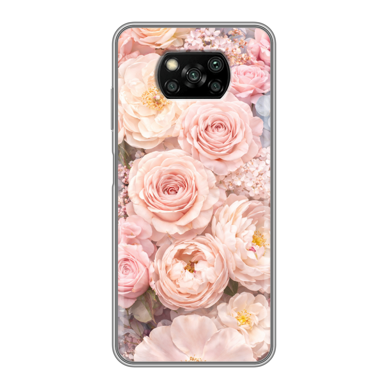 Пластиковый чехол на Xiaomi Poco X3 с принтом женский Пластиковый чехол на Xiaomi Poco X3 с принтом женский