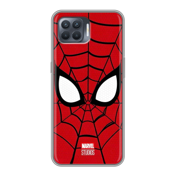 Силиконовый чехол на OPPO Reno4 Lite с принтом человек паук spiderman Силиконовый чехол на OPPO Reno4 Lite с принтом человек паук spiderman