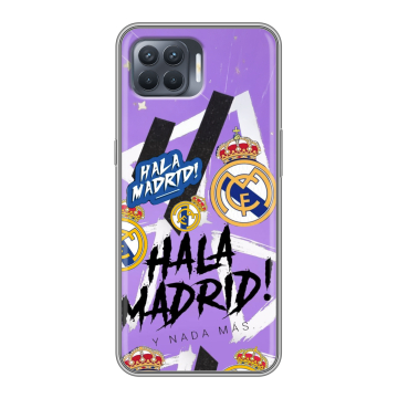 Силиконовый чехол на OPPO Reno4 Lite с принтом Real Madrid Реал Мадрид Силиконовый чехол на OPPO Reno4 Lite с принтом Real Madrid Реал Мадрид