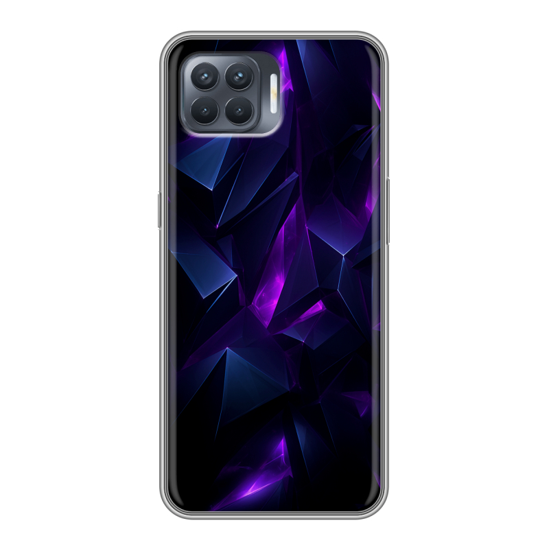 Пластиковый чехол на OPPO Reno4 Lite с принтом Абстракиция Пластиковый чехол на OPPO Reno4 Lite с принтом Абстракиция
