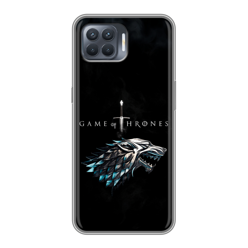Пластиковый чехол на OPPO Reno4 Lite с принтом Игра Престолов Game Thrones Пластиковый чехол на OPPO Reno4 Lite с принтом Игра Престолов Game Thrones