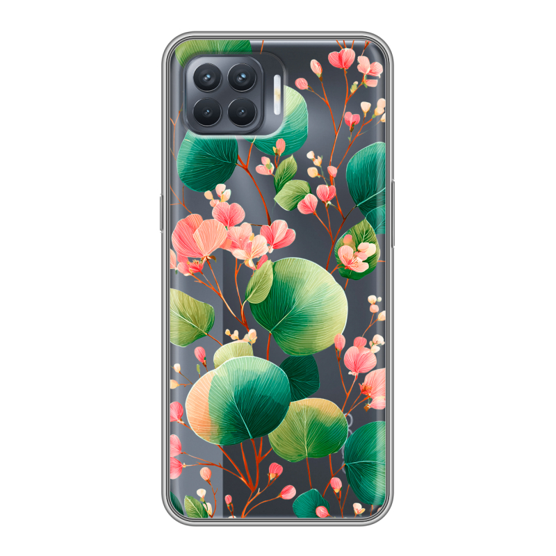 Силиконовый чехол на OPPO Reno4 Lite с принтом женский Силиконовый чехол на OPPO Reno4 Lite с принтом женский