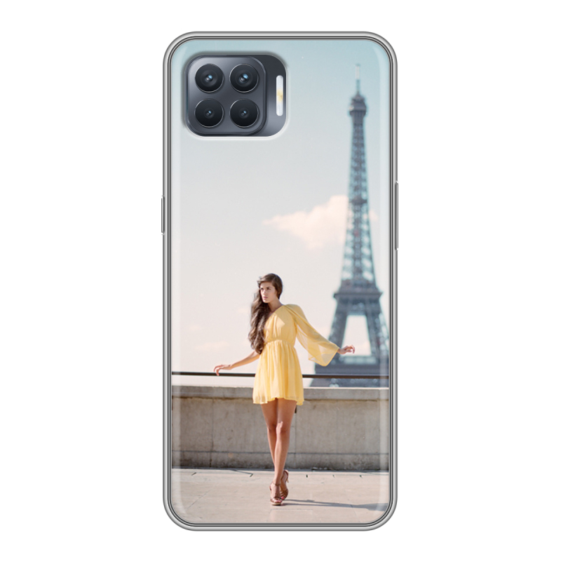 Пластиковый чехол на OPPO Reno4 Lite с принтом Париж Пластиковый чехол на OPPO Reno4 Lite с принтом Париж