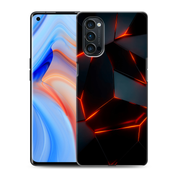 Силиконовый чехол на OPPO Reno4 Pro с принтом Яркие абстракции Силиконовый чехол на OPPO Reno4 Pro с принтом Яркие абстракции