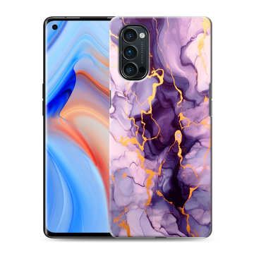 Силиконовый чехол на OPPO Reno4 Pro с принтом Мрамор Силиконовый чехол на OPPO Reno4 Pro с принтом Мрамор