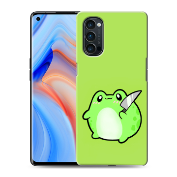Силиконовый чехол на OPPO Reno4 Pro с принтом Лягушенок