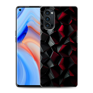 Силиконовый чехол на OPPO Reno4 Pro с принтом Абстракция Силиконовый чехол на OPPO Reno4 Pro с принтом Абстракция