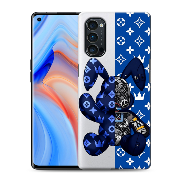 Силиконовый чехол на OPPO Reno4 Pro с принтом Луи робот