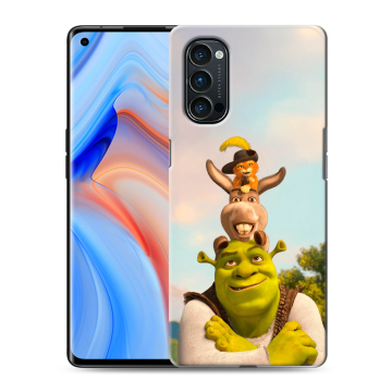 Силиконовый чехол на OPPO Reno4 Pro с принтом Шрек Shrek Силиконовый чехол на OPPO Reno4 Pro с принтом Шрек Shrek