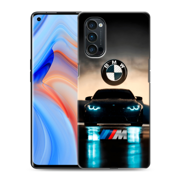 Силиконовый чехол на OPPO Reno4 Pro с принтом БМВ BMW Силиконовый чехол на OPPO Reno4 Pro с принтом БМВ BMW